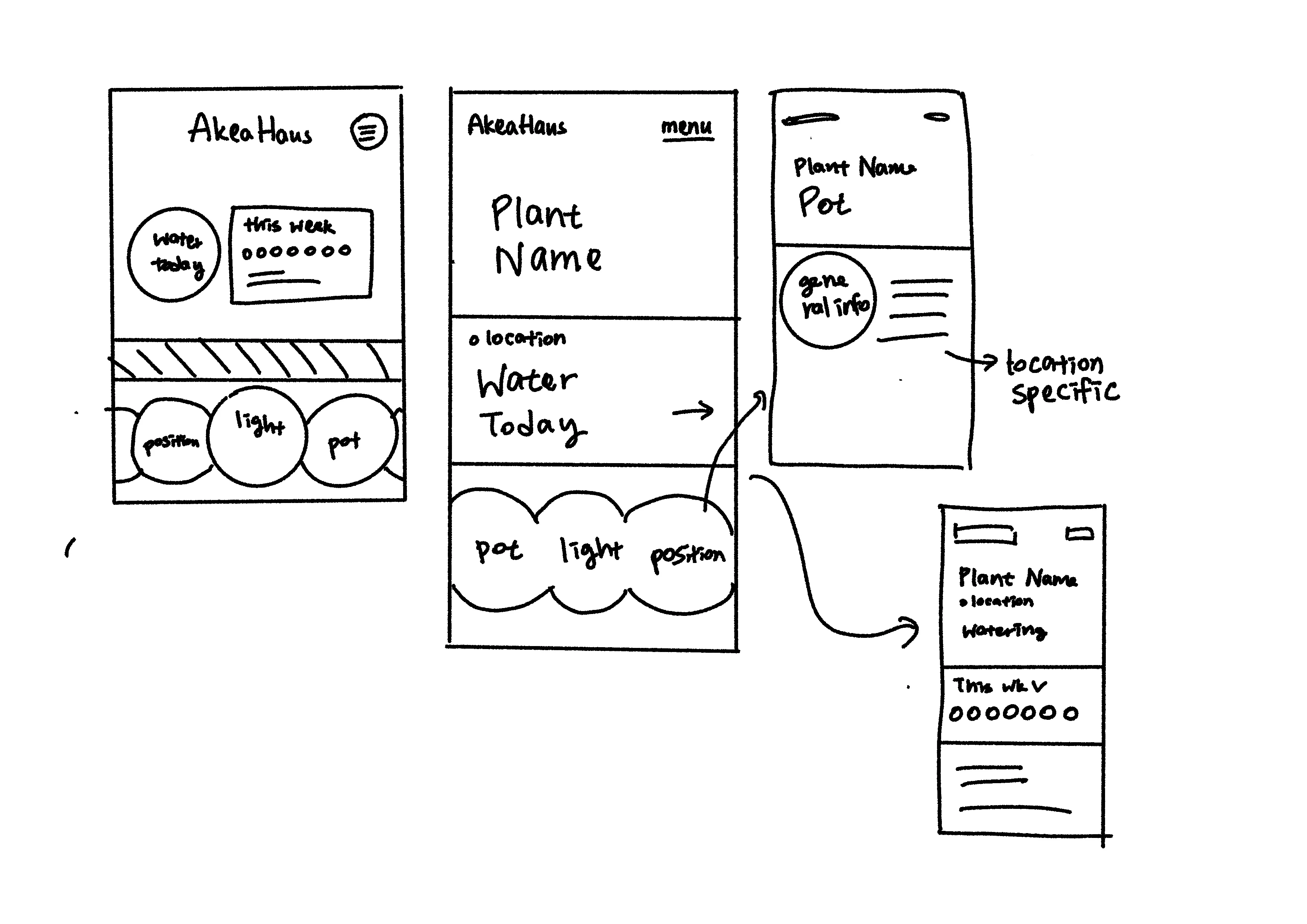 Akea Haus wireframe 1