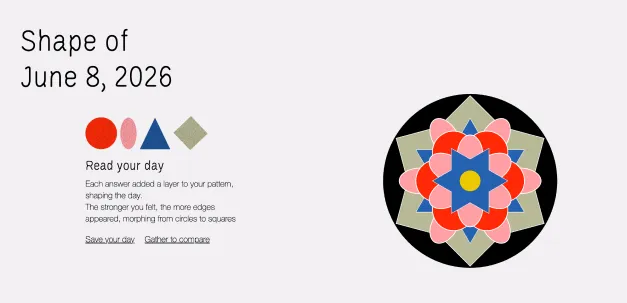 Shape of Days user journey screenshot 4